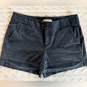 Banana Republic Navy Cotton Stretch Short Women’s Size 6